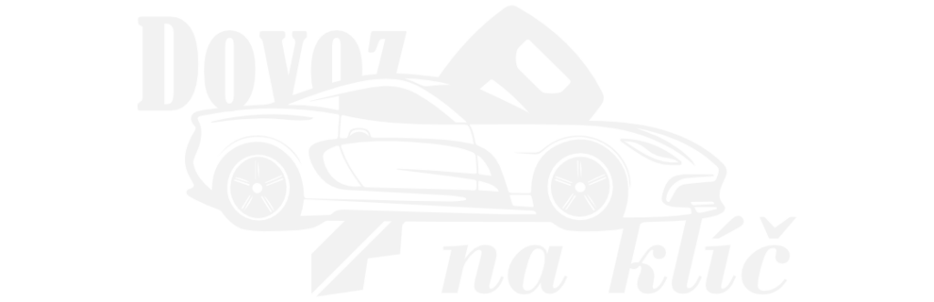 Dovoz na klíč - logo bílé